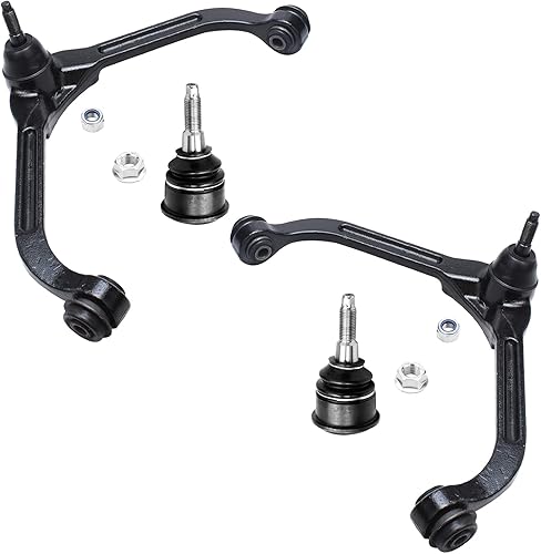 Miniatura 20 de Detroit Axle - Kit de suspensión frontal de 4 piezas para Chevrolet Aveo5 Aveo Pontiac G3 Wave Wave5 Suzuki Swift+, 2 brazos de control inferiores,