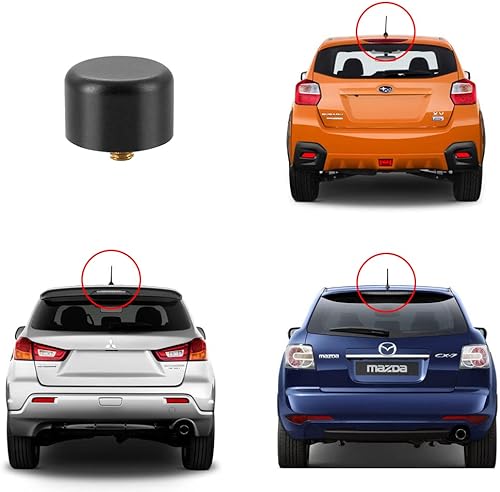 Tapa de eliminación de antena personalizada para Mazda 2 3 5, Mitsubishi Lancer Mirage G4 Outlander RVR, Subaru Forester Impreza WRX STI BRZ XV