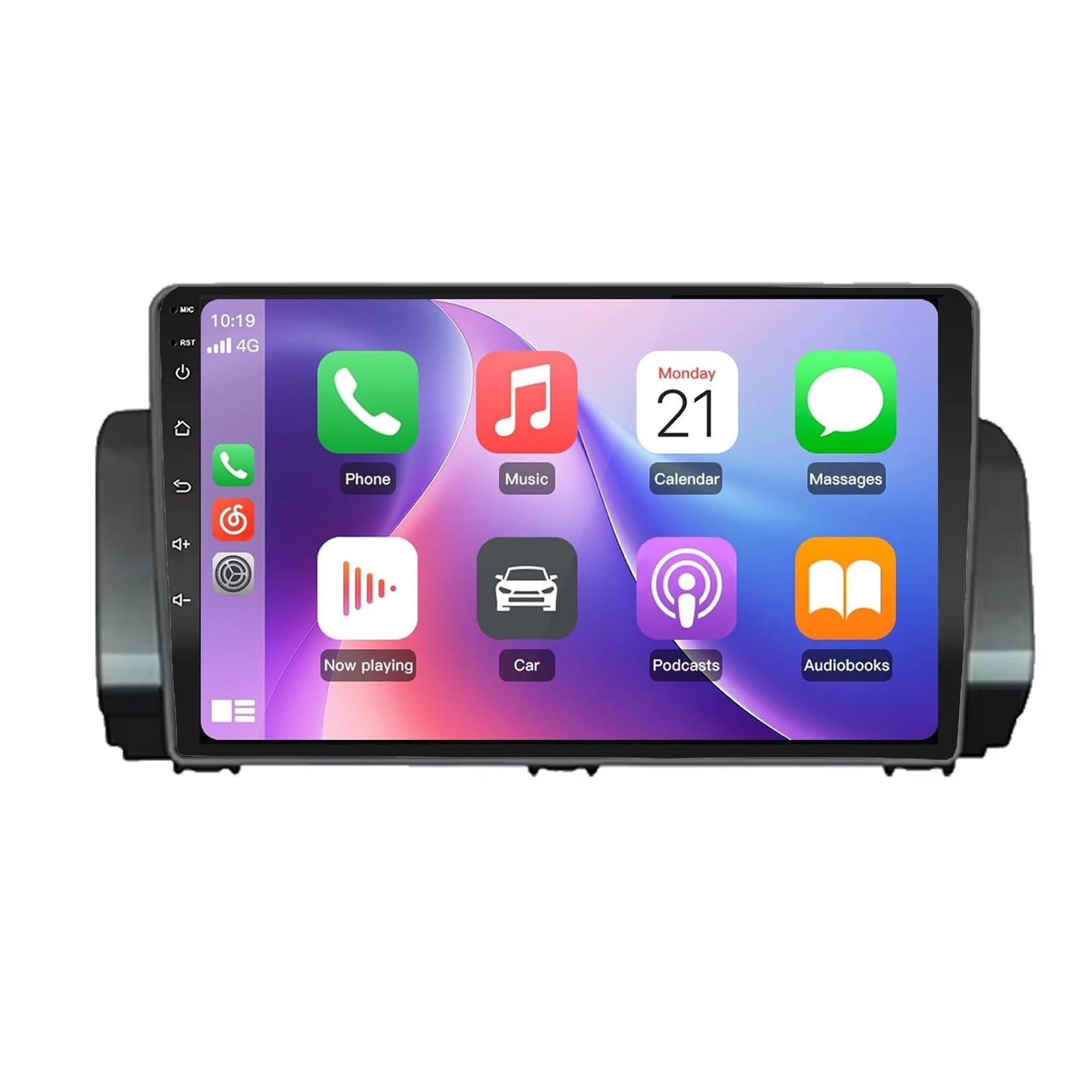 BCBSYCJP Car Radio with Wireless CarPlay Android Auto for Renault Sandero 2021-2023 9 Inch Stereo Mirror Link Bluetooth with Android Auto Carplay Wireless WIFI FM GPS,8 Core 2G+32G