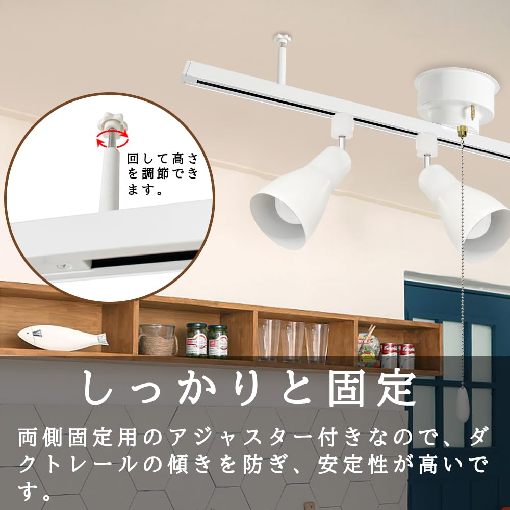 Amazon.co.jp : 引掛シーリング式ダクトレール チェーンスイッチタイプ