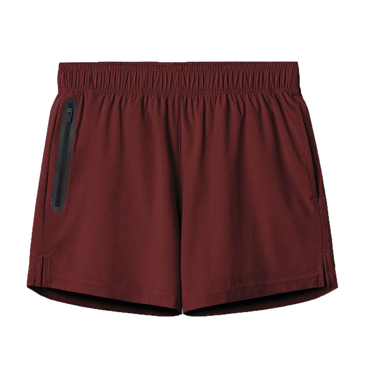 Zeiyignr Mens Running Shorts with Zipper Pocket Lightweight Quick Dry Gym Workout Athletic Shorts Mens Jogger Sports Shorts