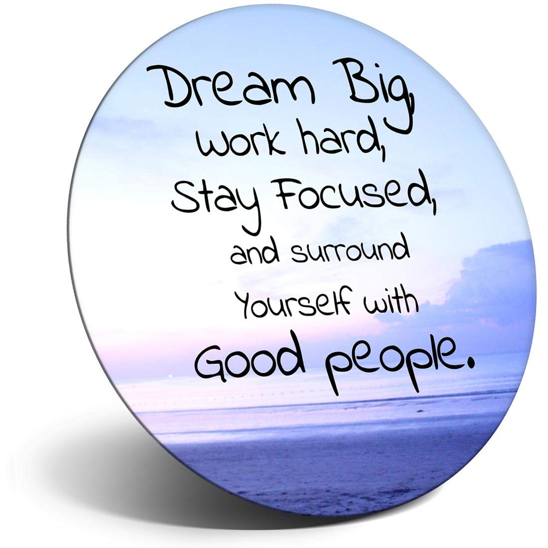Destination Vinyl Ltd Magnet for Refrigerator, Fridge - Inspirational Quote Dream Big Positive for Office, Cabinet and Whiteboard, Magnetic Stickers, 45405