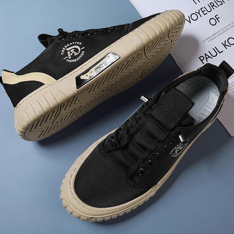 Summer Casual Outdoor Low Top Men Shoes Canvas Slip-on Breathable Non-Slip Lightweight Comfort Travel Sport Jogging Shoes - Image 7