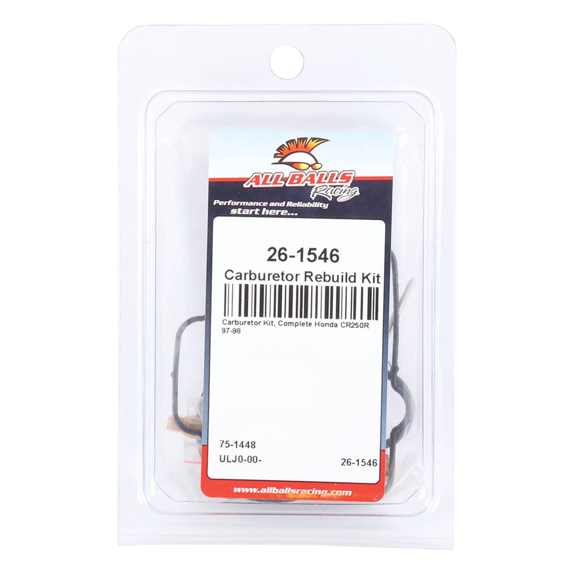 Amazon.com: All Balls Racing Carburetor Kit, Complete 26-1546 