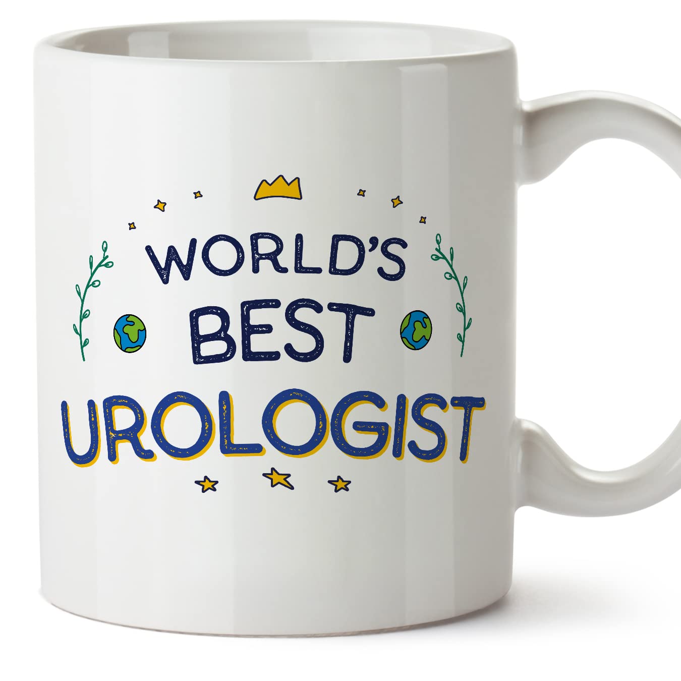 MUGFFINS Urologist Mug - in English - World's Best - Funny Gift for Colleagues - Ceramic 11oz Mug — image 1