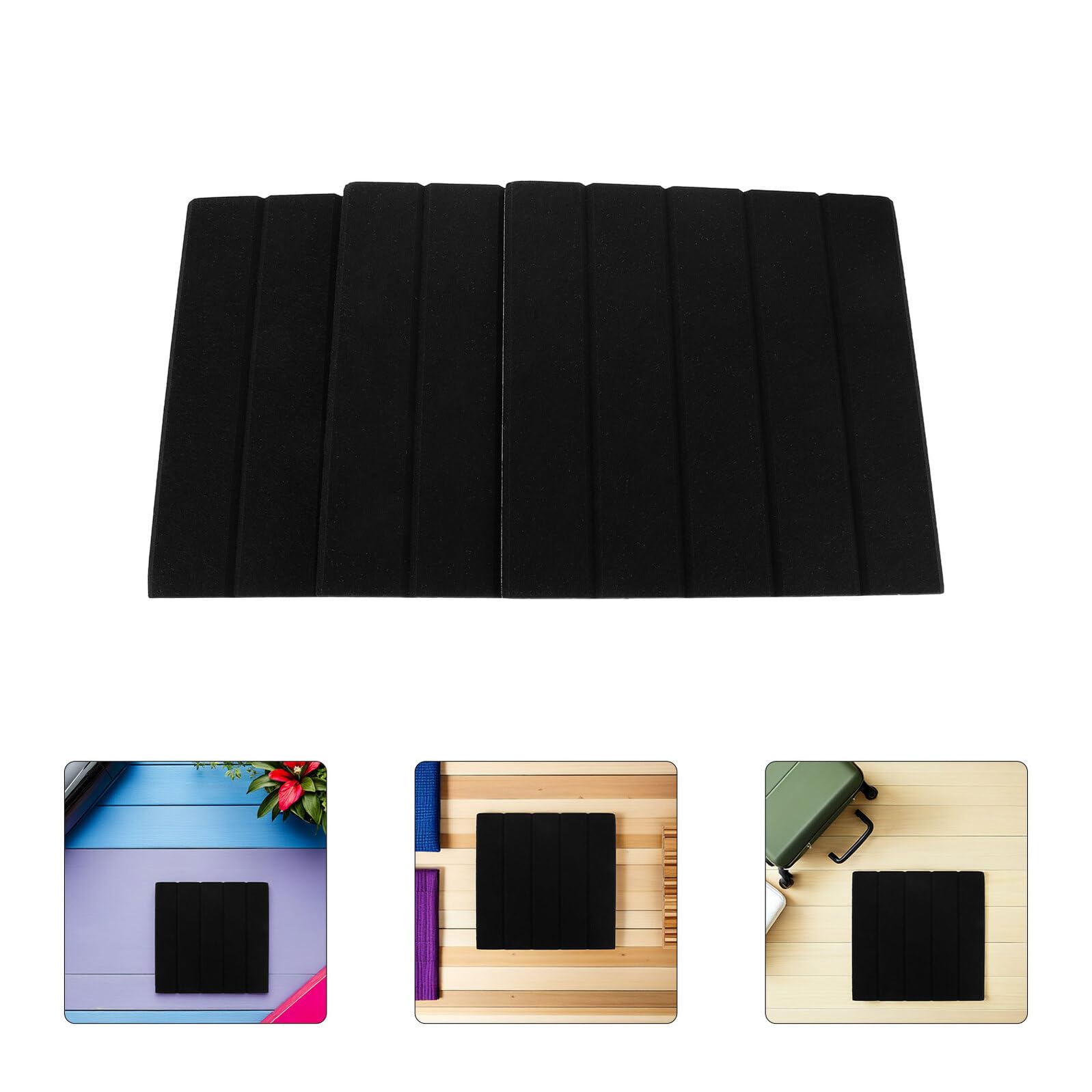 Toddmomy 12 pezzi Pannelli Fonoassorbenti Adesivi in Polietilene per Pareti Insonorizzanti e Isolanti Acustici per Home Theater Ufficio e Camera da Letto