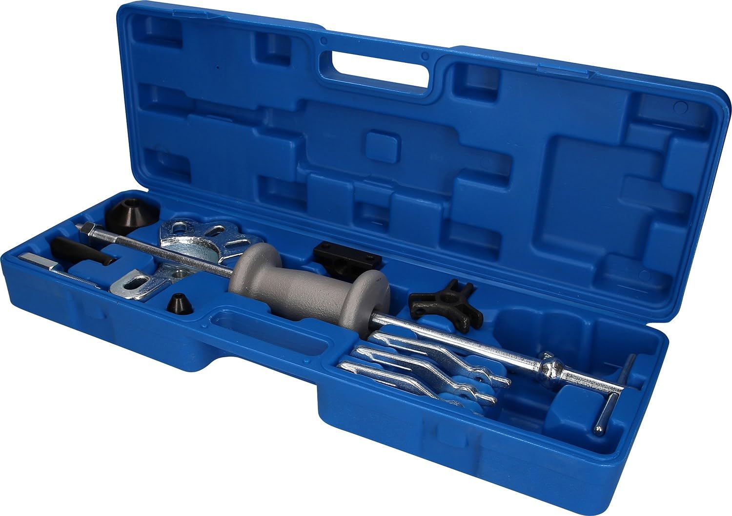 BRILLIANT TOOLS BT671300 Radnaben-Abzieher mit Gleithammer, gesch miedet | 14-tlg. [Powered by KS TOOLS]