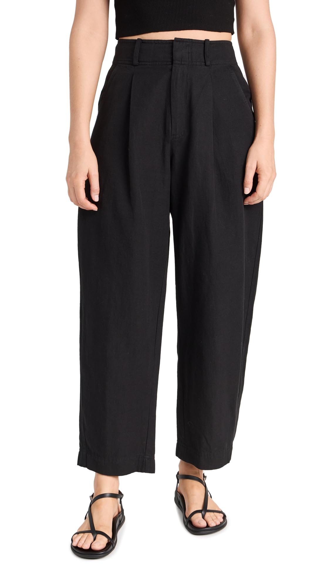 Apiece Apart Womens Bari Crop Trousers