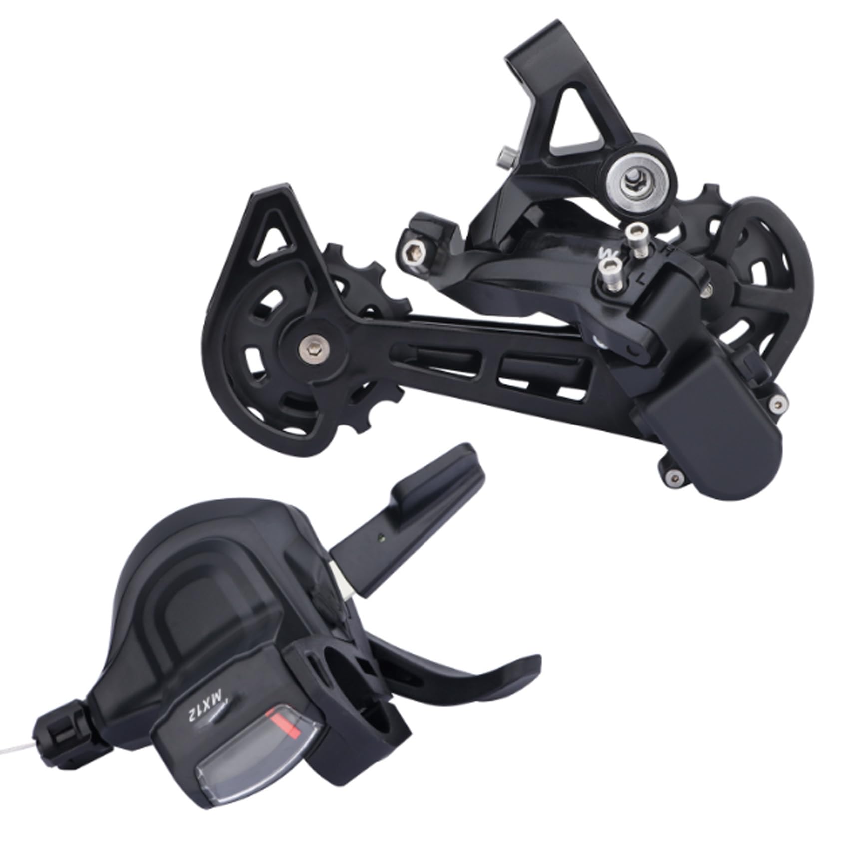 Deragliatore Posteriore Bici 12 Velocità Cambio Split Finger Pivot Per Bici Mtb Con Montaggio Diretto