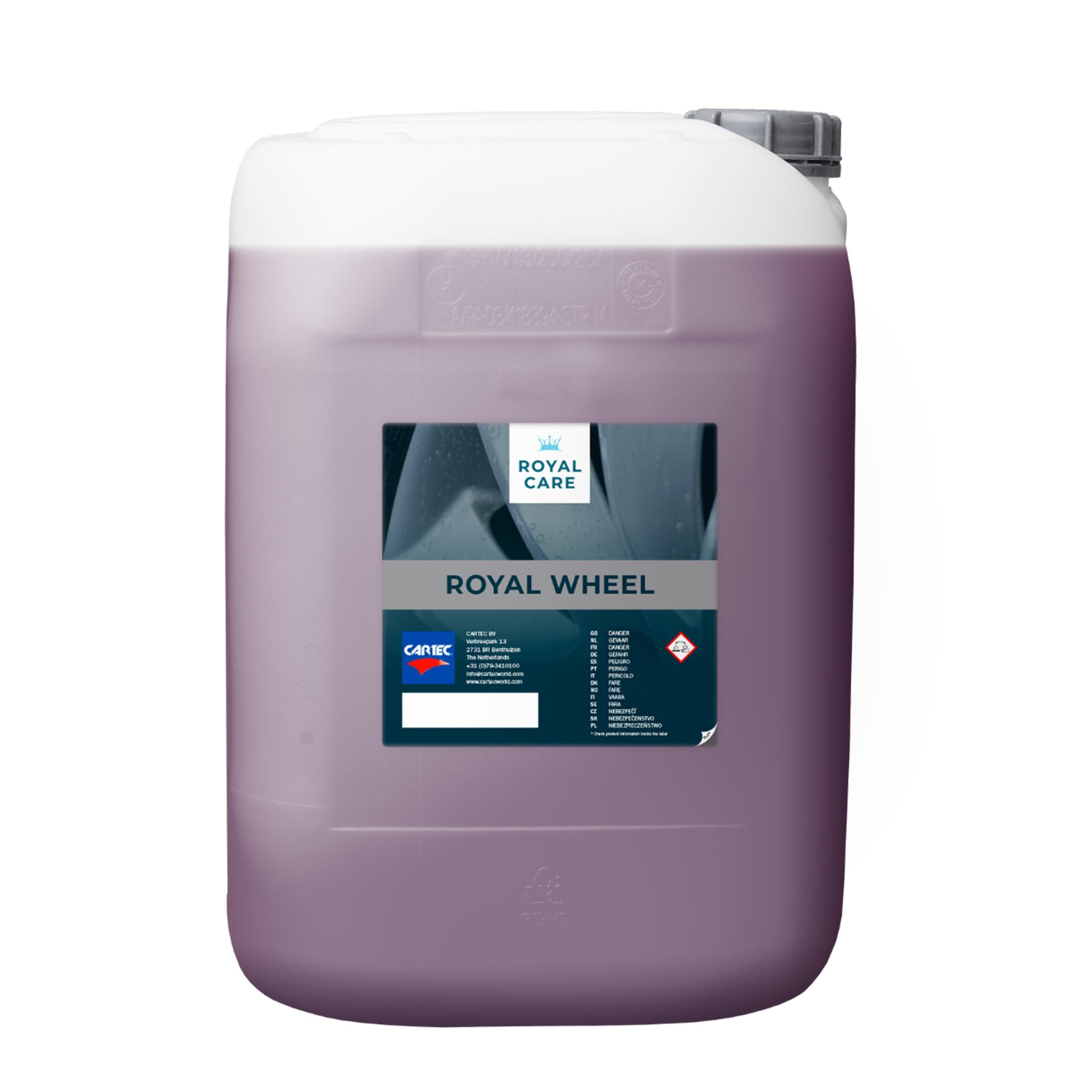 CARTEC Royal Wheel detergente cerchioni e pneumatici 22,6 kg