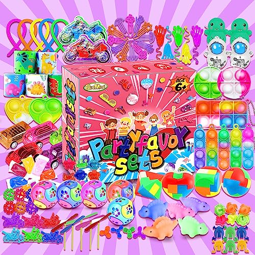 150 Pcs Party Favors Toys For Kids3-5 4-8 8-12,Fidget Toys Pack,Anxiety And Stress Relief Sensory Toy ,Carnival Treasure Classroom Prizes ​Stocking Stuffers ,Treasure Box Pinata Goodie Bag Fillers #TOP6