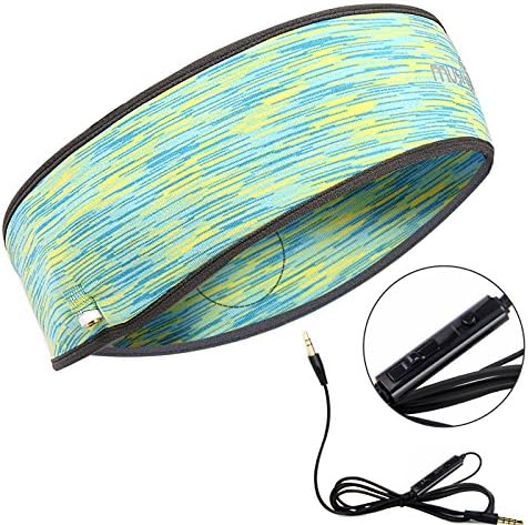 Headphones with Mic, Control Button,Lightweight Speakers Classic Headset Super Comfortable Headband for Sleeping, Sports, Workout, Yoga, Running, Exercise Accessories (Camouflage Green)