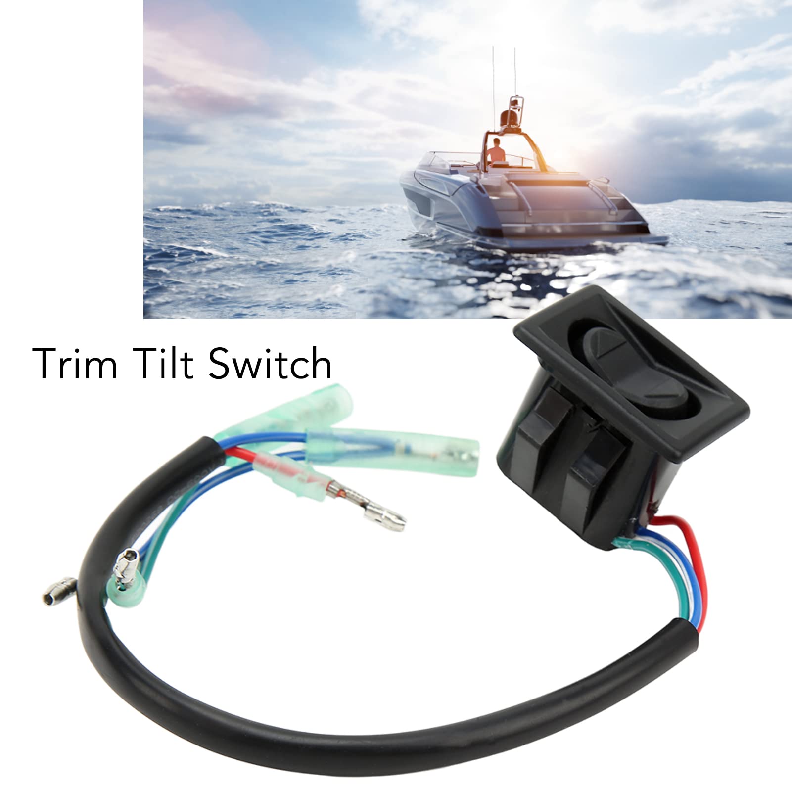 Yctze Trim Tilt Switch 896620 87 8M0042301 18286A13 18286A25 Power Trim Switch Asamblea para Mariner Tracker 30‑300 HP Force 40‑120 HP