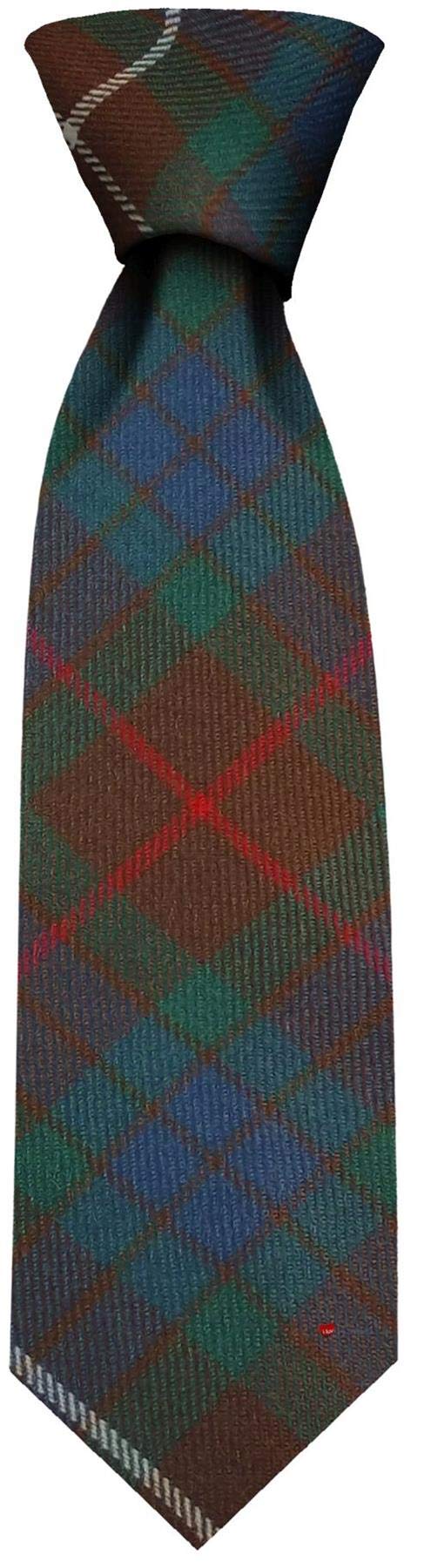 I LUV LTD Gents Neck Tie Fraser Hunting Ancient Tartan Lightweight Scottish Clan Tie