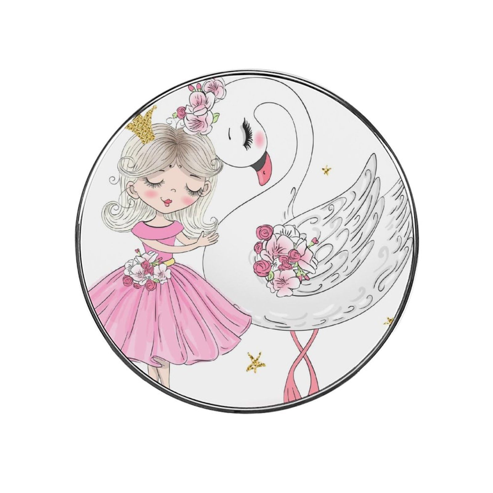 Girl Swan Magnets For Fridge Kitchen Decoration For Refrigerators Whiteboards
