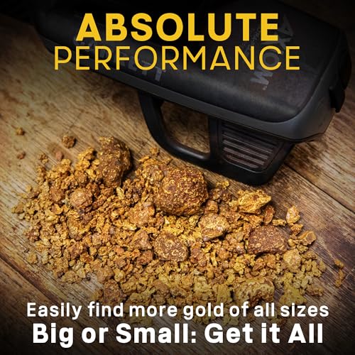 Image of Garrett Axiom - Made in the USA - Pro Gold Metal Detector with 13 inchx11 inch DD Coil, 11 inchx7 inch Mono Coil, Wireless Headphones, Battery Booster, and Travel Pack
