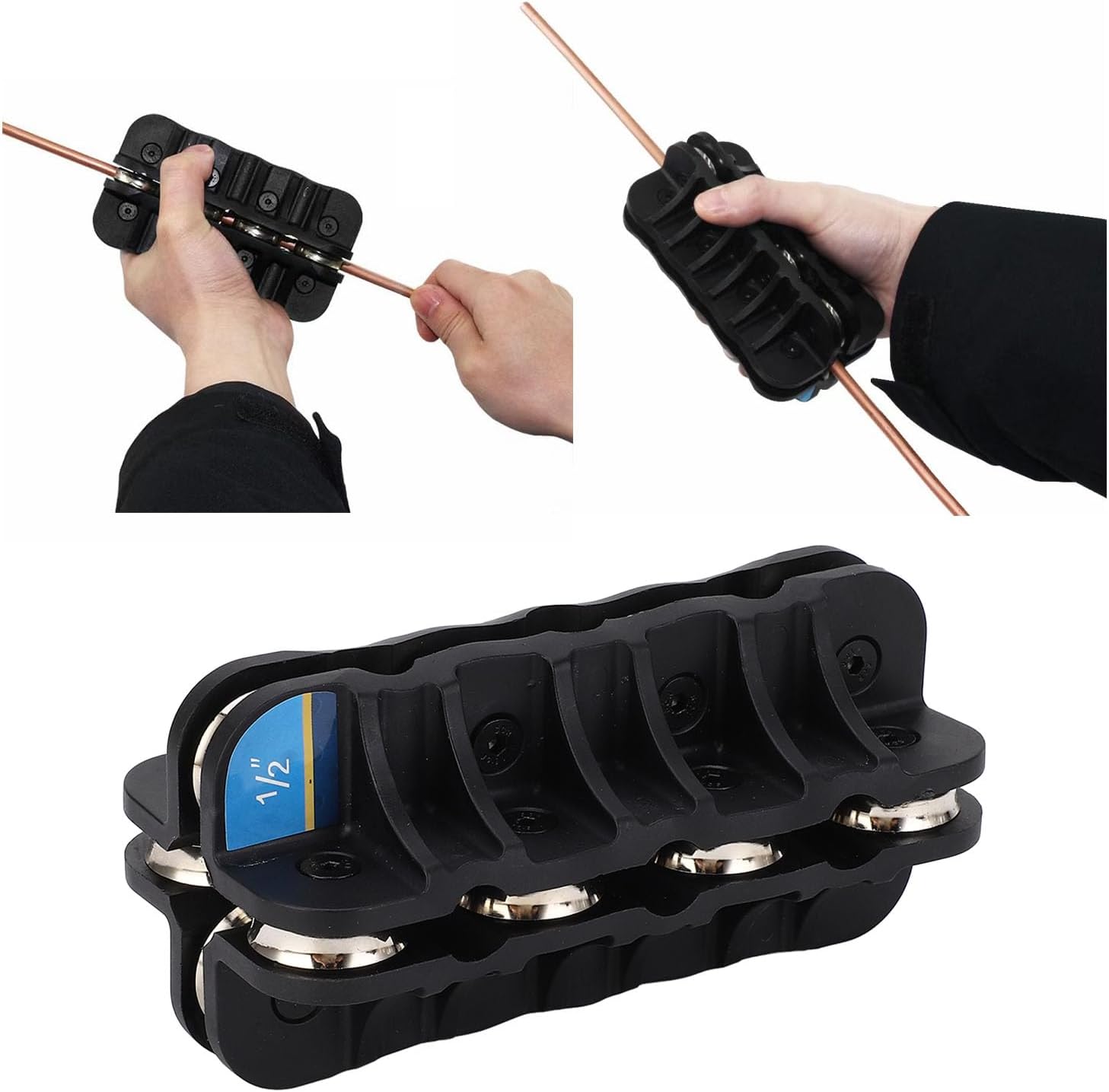 Eujgoov 1/2in Brake Pipe Handheld Line Aluminum Copper Tube Tool Straightening Steel Tubing And Stainless For Fuel Pex