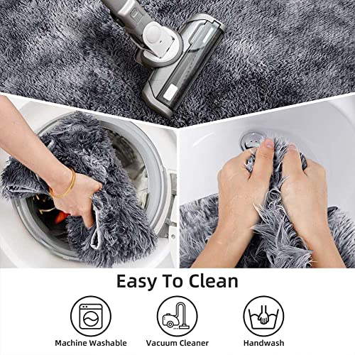 ARLTTH 3er Set Batik Badematten Set Aus Weichem Plüsch, rutschfest, Saugfähig, Badezimmerteppich, U-förmiger Konturteppich Und Toilettendeckelbezug, Waschbar (Grau) – Bild 5