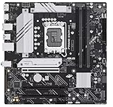 ASUS Prime B760M-A II-CSM mATX-Mainboard (LGA 1700, DDR5, PCIe 5.0, Zwei M.2-Steckplätze, Realtek 2.5Gb Ethernet, DisplayPort, HDMI, SATA 6 Gbps, USB 10Gbps Type-A, USB 5Gbps Type-C, Aura Sync)