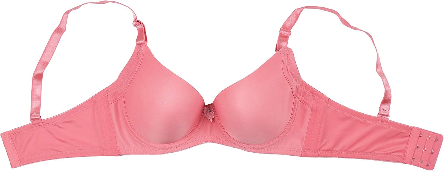 ToBeInStyle Women's Pack of 6 Wired Padded T-Shirt Bras with Wide Wings - Image 3