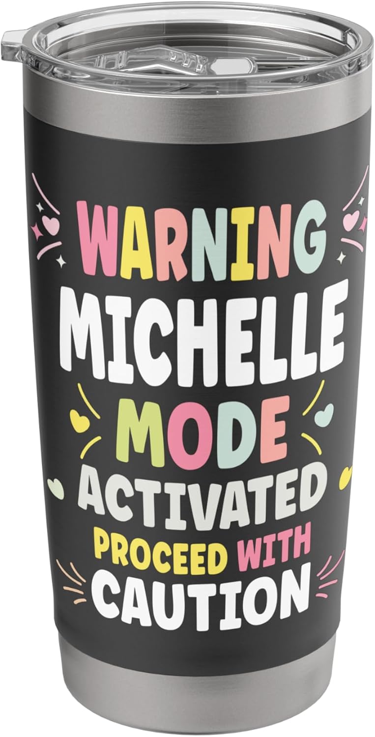 MICHELLE Personalized Women’s Gift Custom MICHELLE Stainless Steel Insulated Tumbler