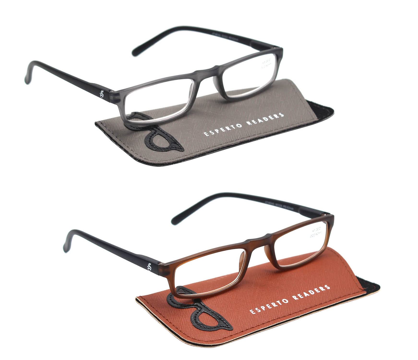 ESPERTO READERS Athens Reading Glasses Combo For Men & Women Power +1.00 to +3.00 (+3.00, BROWN & GRAY) (B0BJVR9562) Amazon Price History, Amazon Price Tracker