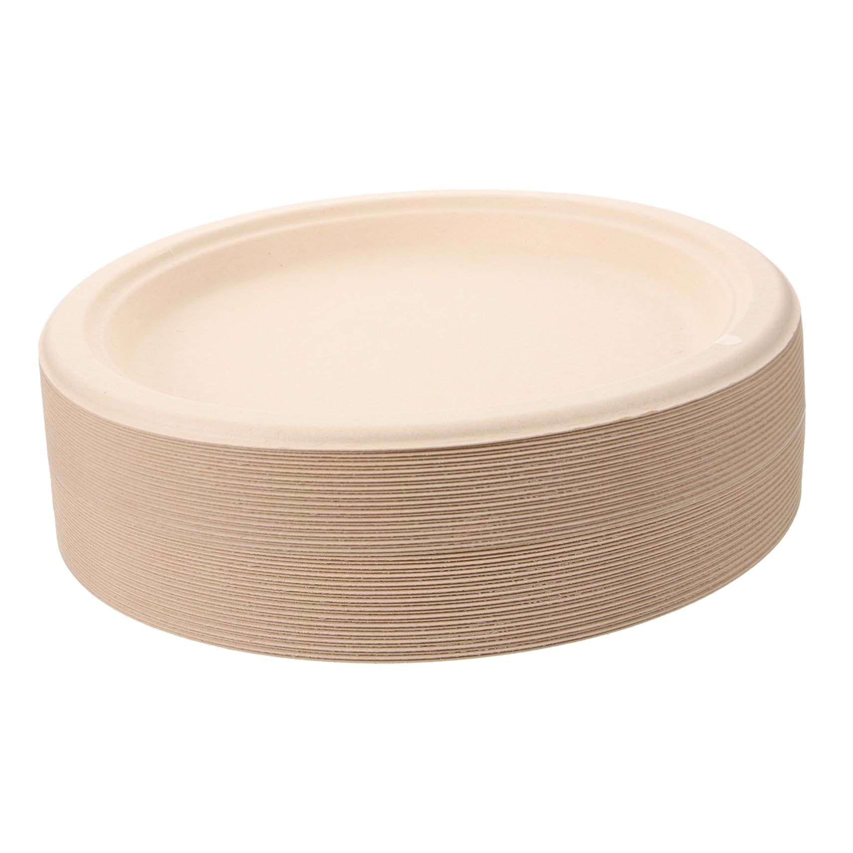 minkissy Piatti di Carta Resistenti, Comodi da Usare, 50 Pezzi, per Feste e Barbecue, Pratici Piatti da Dessert per Casa e Scuola