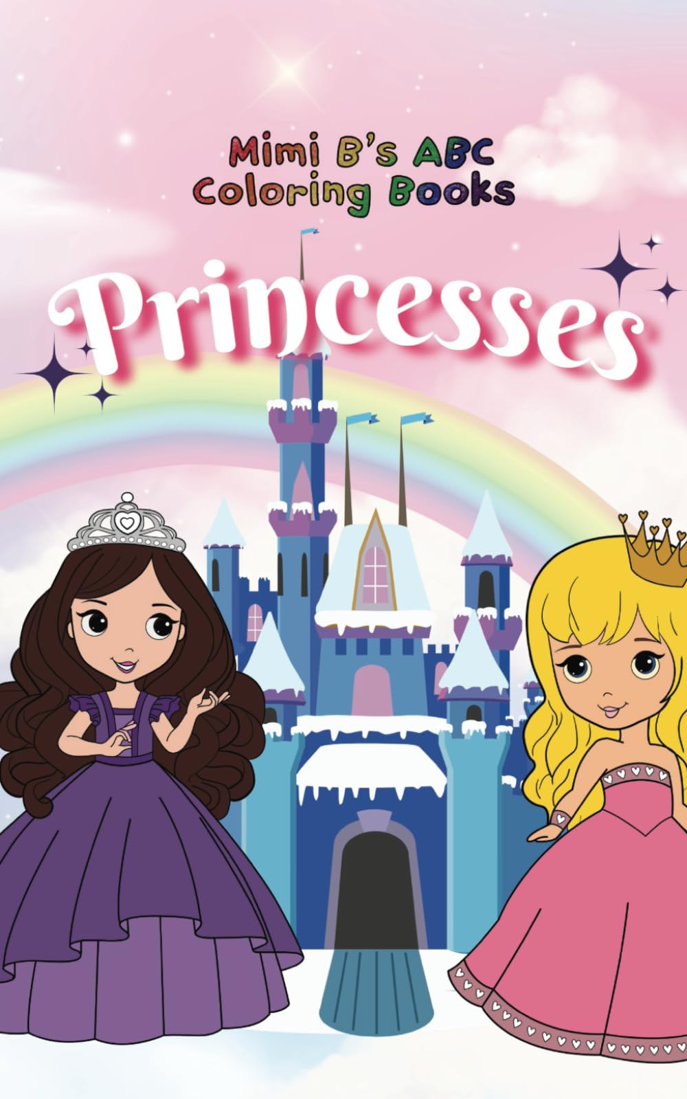 Mimi B's Mini Coloring Books- Princess Coloring Book: Mini On The Go Pocket Size Coloring Book for Kids