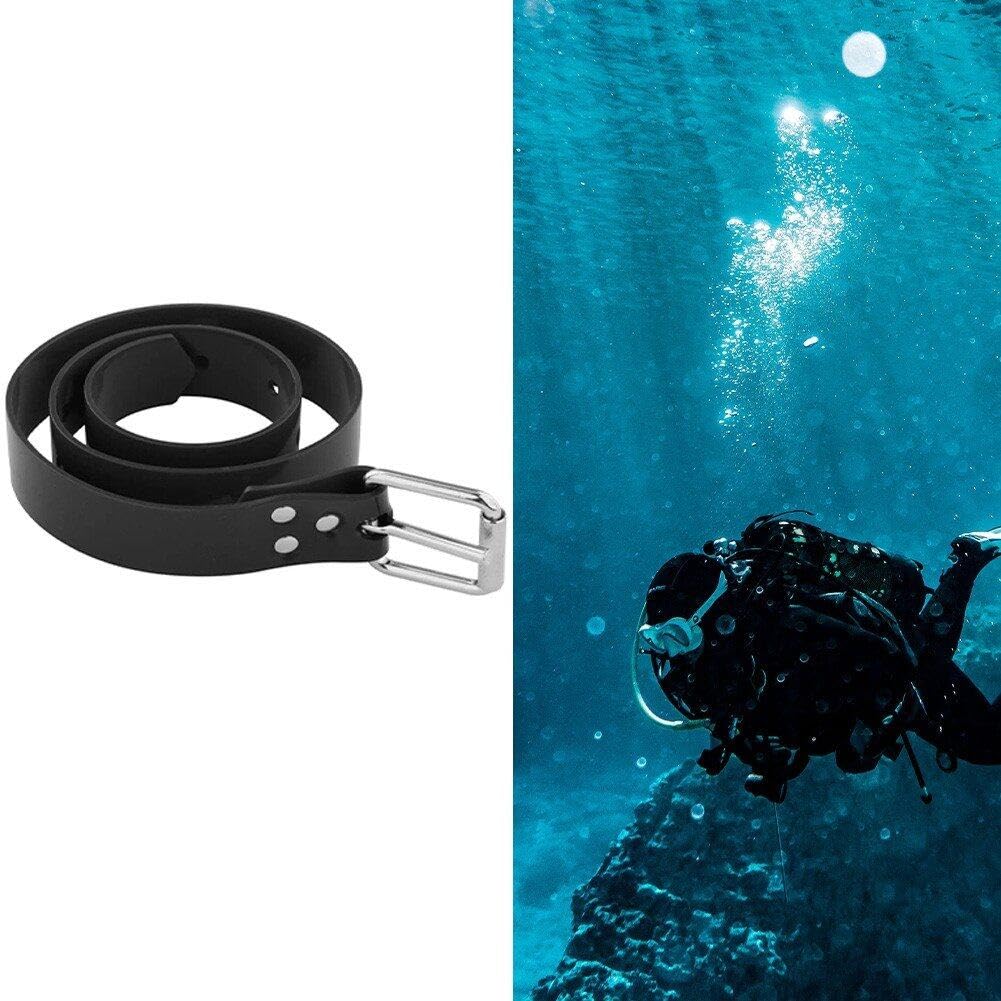 Ceinture De Poids De Plongée en Silicone Réglable pour Plongée Sucba, Courroie De Poids De Plongée en Silicone Coupé