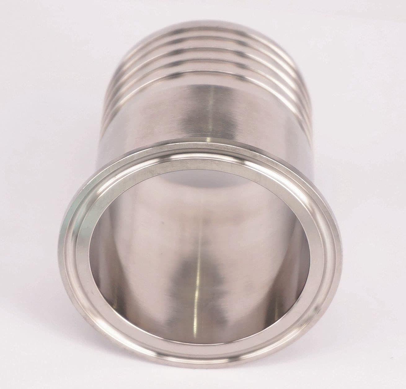 108mm Tube Barbed- 4" Ferrule O/D 119mm 304 Stainless Steel Ferrule Clamp Pipe Connector Fitting