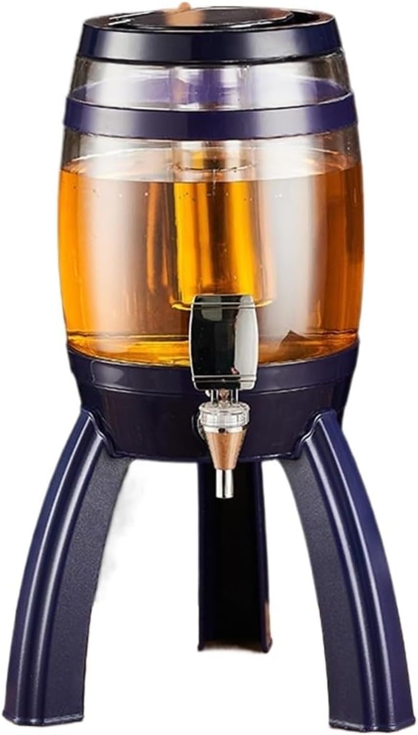 KGAIXN Beverage Dispenser Juice Server for Parties, Home Bar Water Container Drink Dispensers, Purple, 25.5x41.5cm