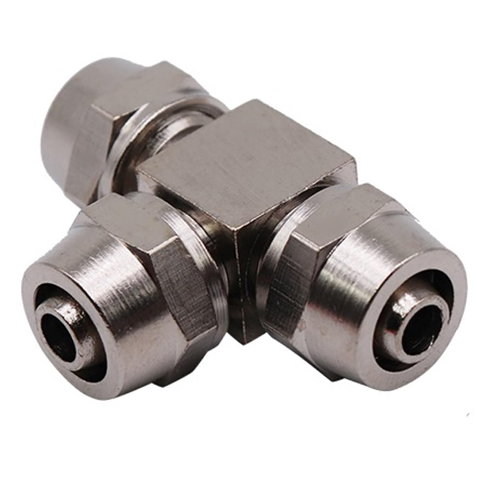 Raccordo pneumatico in lega di rame connettore rapido per tubo flessibile 4 6 8 10 12 14 16 mm (KLV, 10 mm)