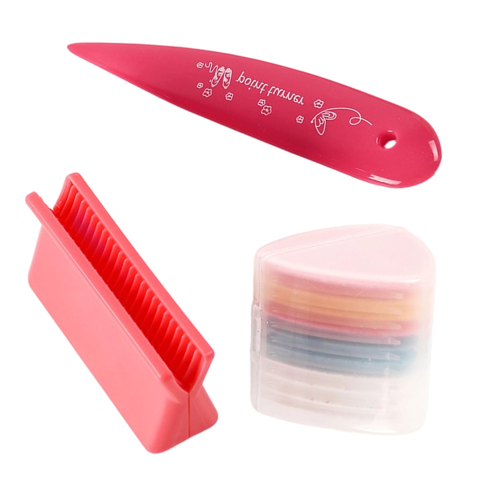 Buxuaaaa 10Pcs Dressmaking Chalk with Sharpening Tool and Bone Folder Sewing Fabric Marking Tool Set for Garment Color Tailor ' s Chalk Set