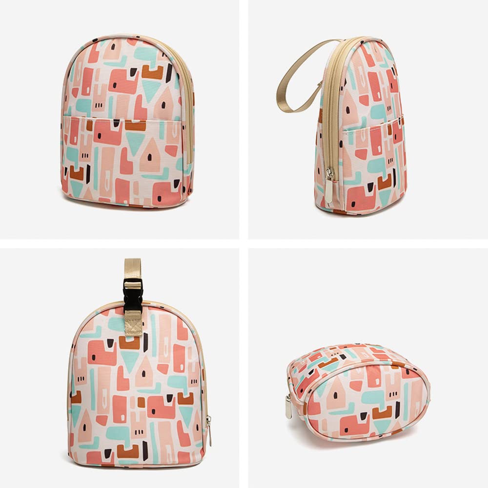 Borsa termica per latte materno Borsa termica per biberon Borsa da viaggio impermeabile per biberon Borsa da viaggio multifunzione per allattamento isolamento a 3 strati Si fissa facilmente