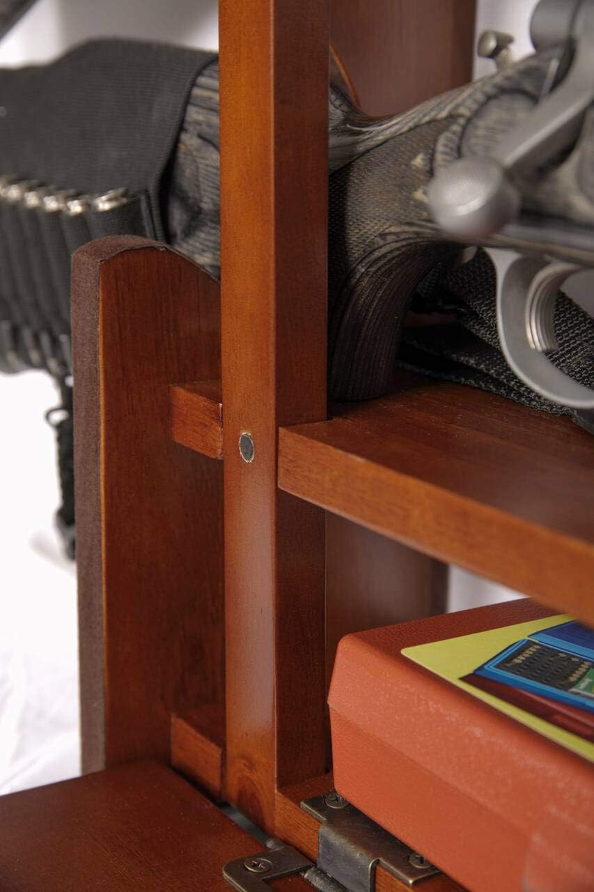 American Furniture Classics Model 840, 4 Gun Wall Rack