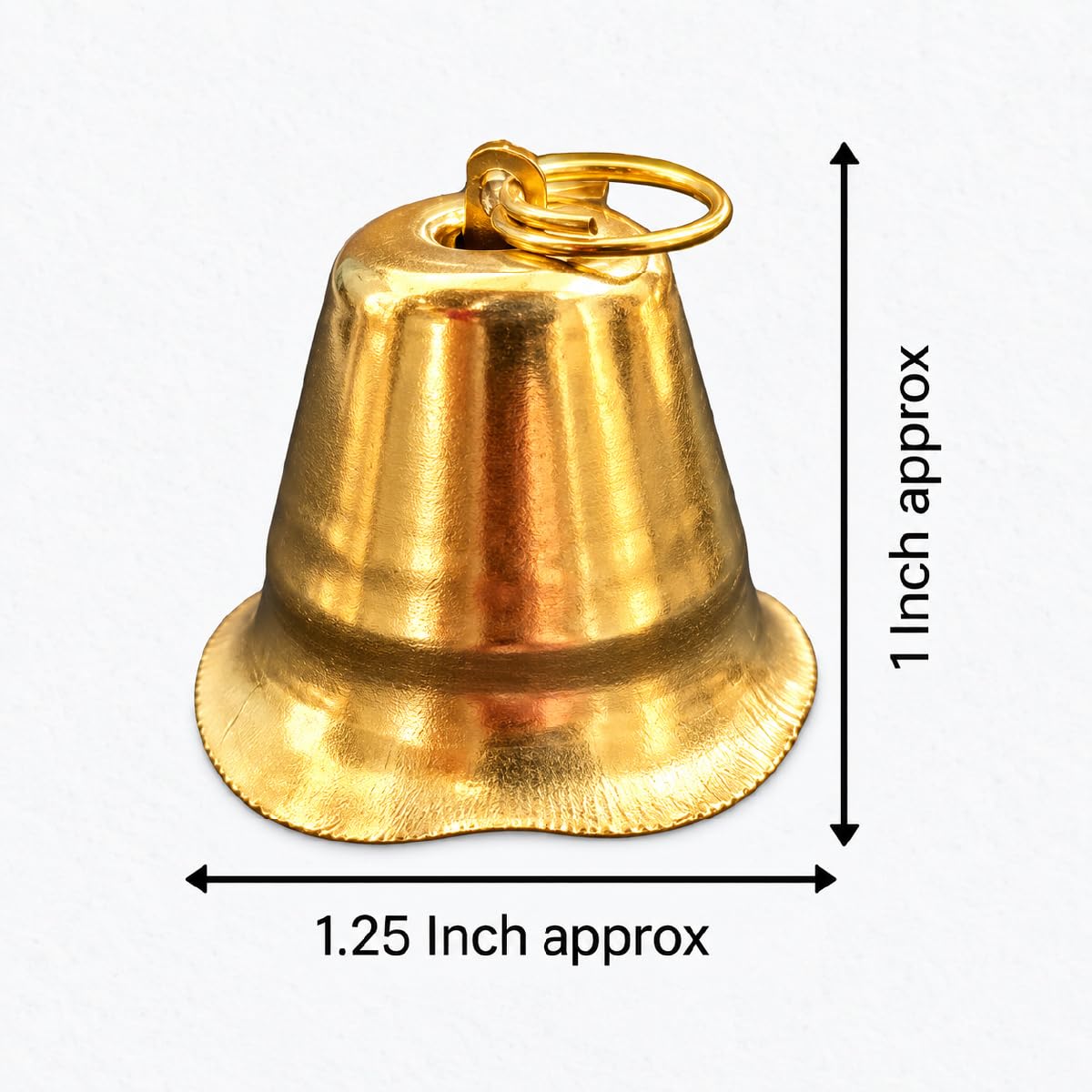50 Golden Bells & Beads - DIY Crafts & Decorations -2
