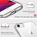TheGiftKart Ultra-Hybrid Crystal Clear Back Case Cover for iPhone 7/8 / SE 2020 / SE 2022 | Shockproof Design | Hard Back Cover Case for iPhone 7/8 / SE 2020 / SE 2022 (PC & TPU, Transparent) gallery image