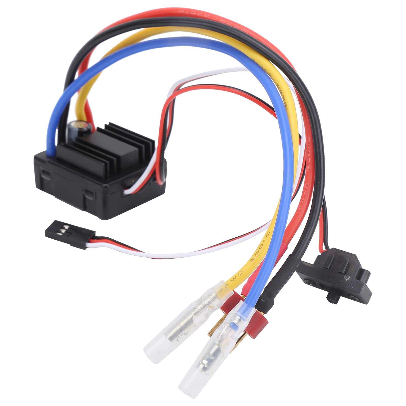 80A szczotkowana karta programowania ESC, zestaw szczotkowanego silnika 17T wodoodporny pasuje do samochodu RC 1/8 1/10