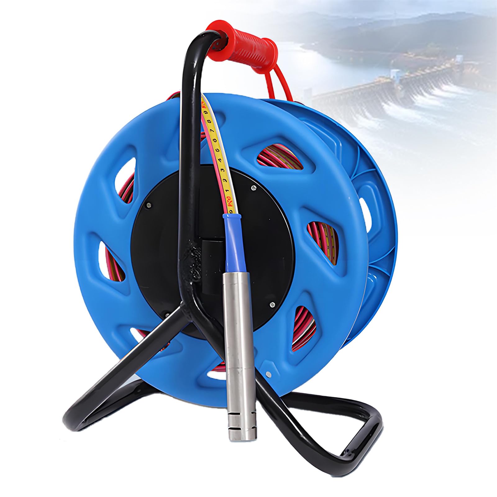YNIYUJKL Water Depth Meter With Buzzer, 300M Reel For Wells & Boreholes, Groundwater Level Measuring Tool For Agricultural Use,20m