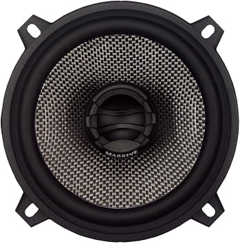 مكبرات صوت سيارة محورية Massive Audio FX5 مقاس 5.25 بوصة | طاقة قصوى تبلغ 150 وات، مغناطيس 8 أونصة، حساسية 88 ديسيبل، ترقية صوتية ممتازة لأنظمة صوت السيارة
