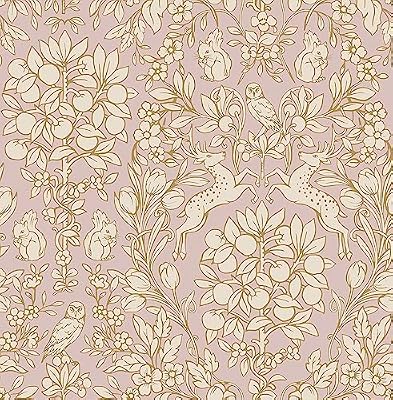 NuWallpaper Blush Enchanted Peel and Stick Wallpaper, Removable Wallpaper, 20.5 in x 18 ft
