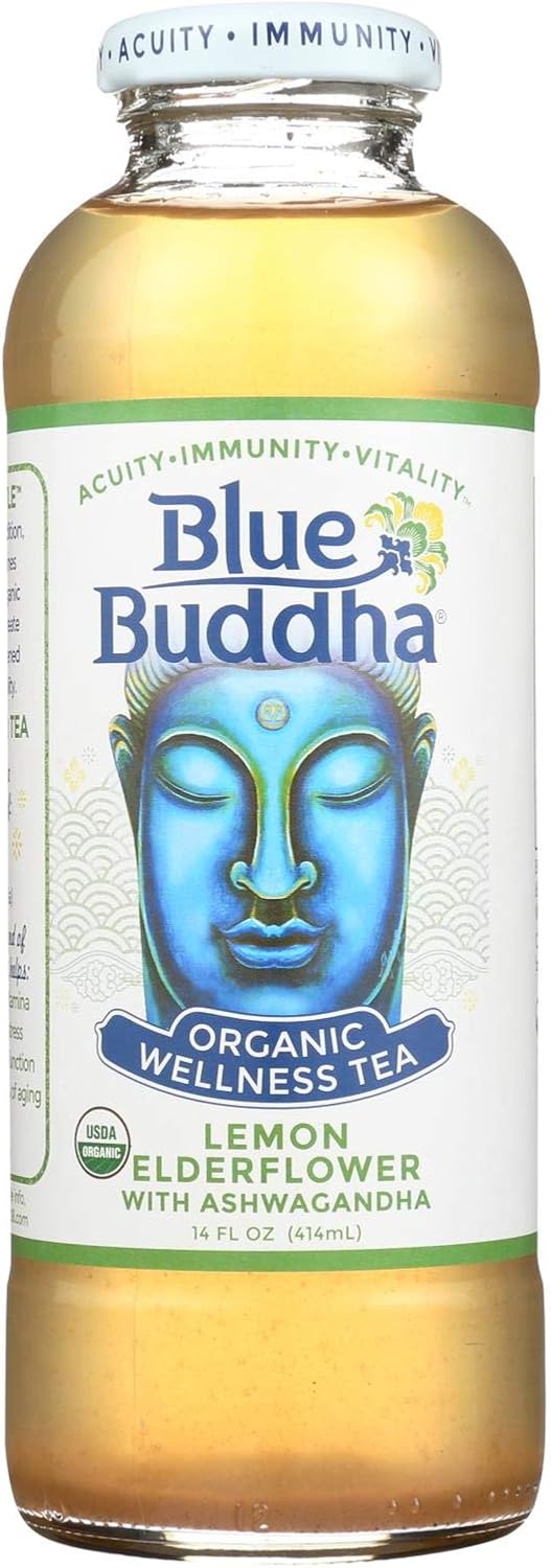 Blue Buddha Organic Wellness Tea Lemon Elderflower with