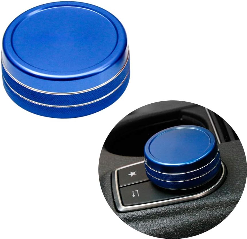 Angelguoguo Car Multimedia Control Knob Button Cover Fit for Mercedes Benz A B E GLC GLA GLK GLE ML GL Class (Red) image 4