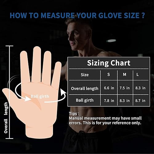 Miniatura 5 de Guantes de entrenamiento para hombres y mujeres, guantes de levantamiento de pesas transpirables, guantes de gimnasio cómodos para ejercicio,