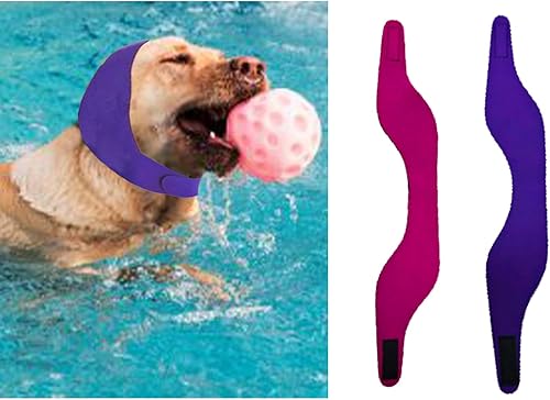 Miniatura 1 de Tapones para gorro de natación para perro, 2 unidades, impermeable, para todo tipo de clima, para bañarse en días lluviosos, natación, protector