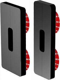 2 Stück No-Drill Mount Compatible with Aosu, Arlo, Blink, Eufy, Nest, Netamo, Reolink, Tapo, Wyze Video Doorbell Wired Battery Doorbell Plus Wireless Security Camera Adhesive Plate