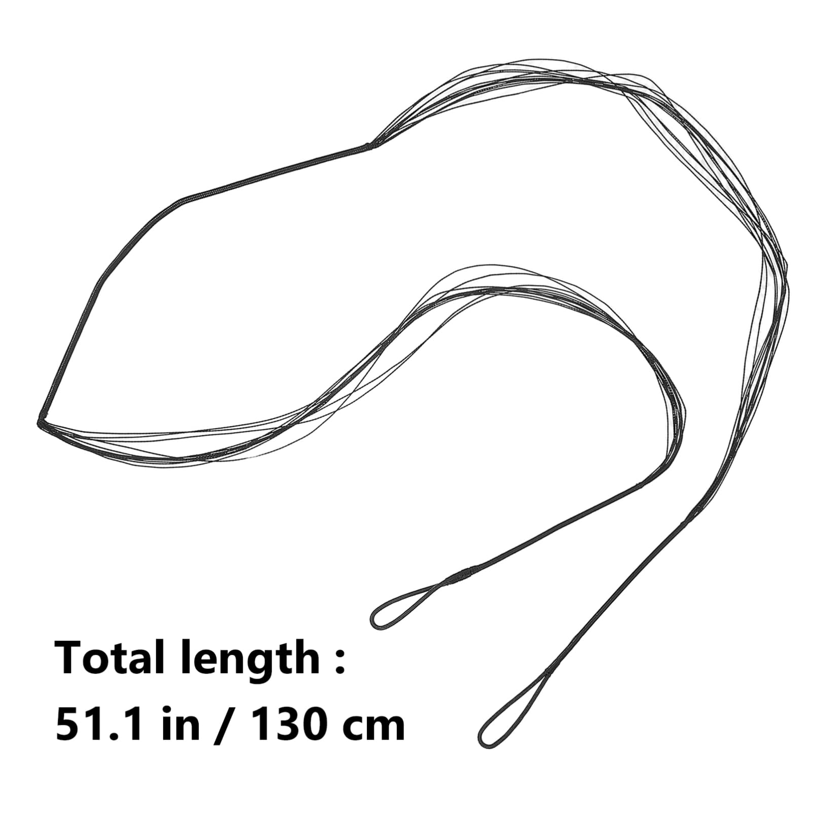 POPETPOP Traditional Bow String Replacement Accessories Durable Bowstring for Easy Installation Precision Enhancement Compatible with Various