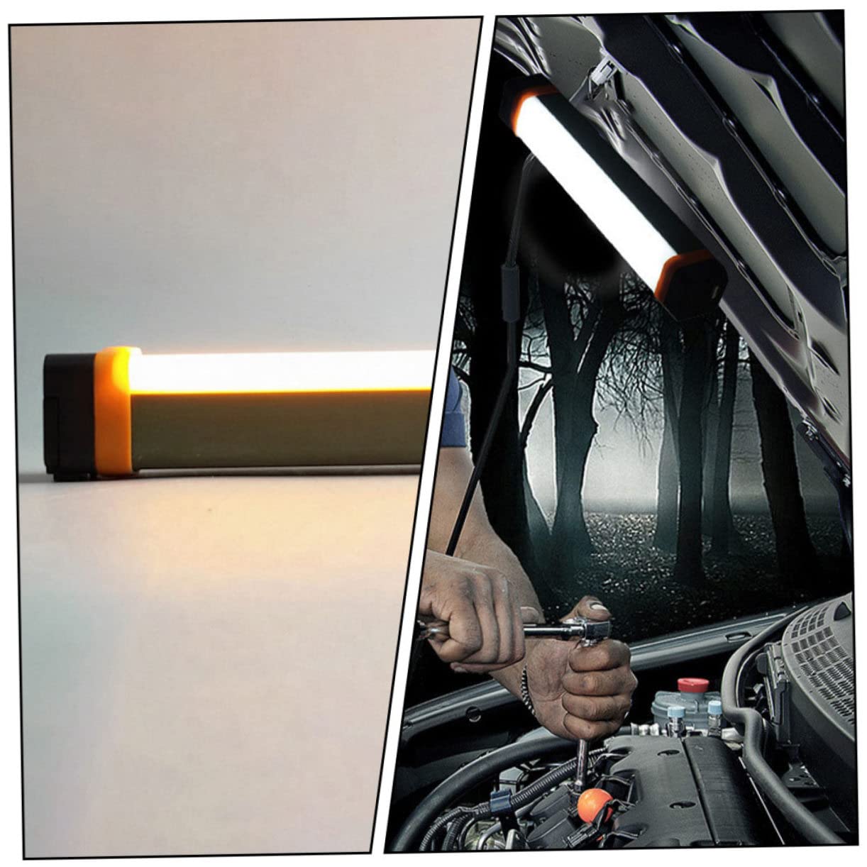 Kisangel USB Wiederaufladbare Campinglampe mit 3600 Mah Leichte LED Zeltleuchte aus Abs Tragbar für Camping und Notfälle