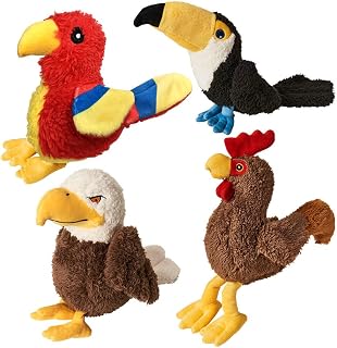 SPOT Ethical Pet Products 68054709: Toy Plush Birds Assorted 8In