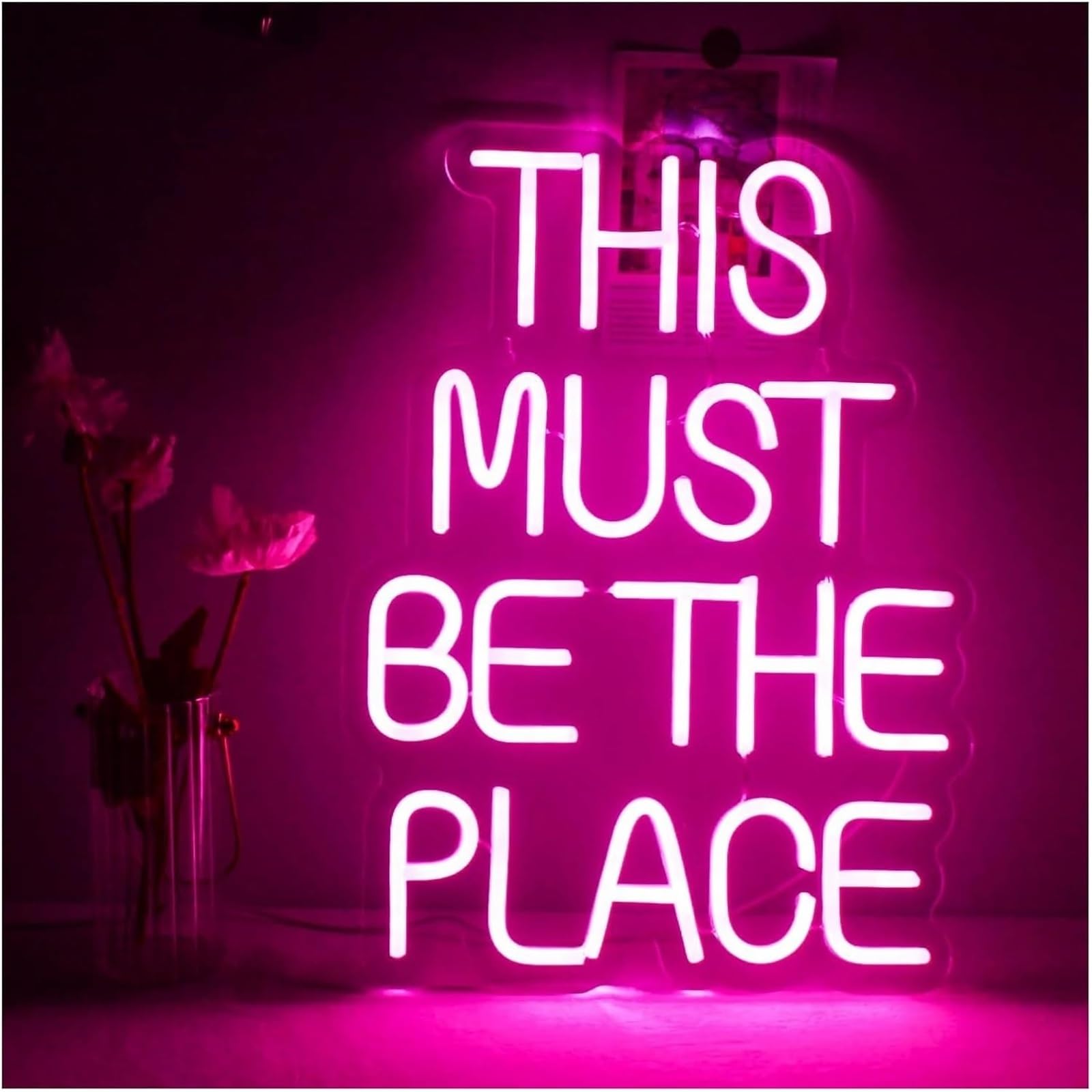 neon light sign Colorful Letters Interior Lighting Neon Sign Female Body